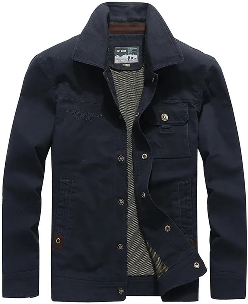 Veste Cargo Oliver - Légère et Élégante Veste en Coton avec Plusieurs Poches