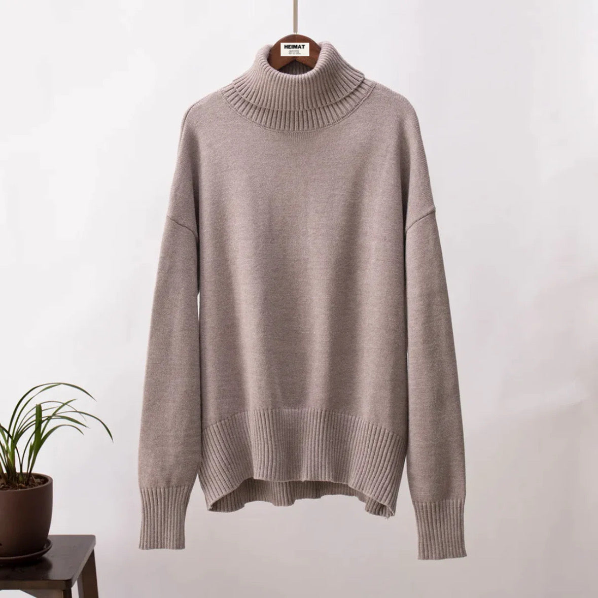 Sweater Turtleneck Doux et Confortable pour Femmes