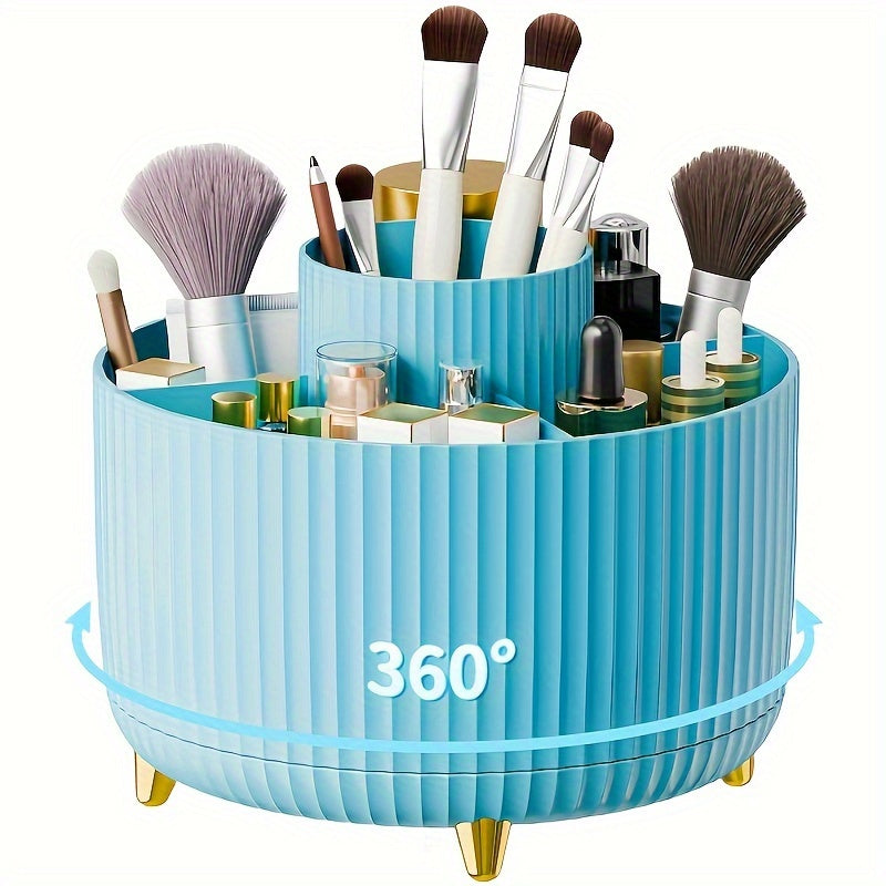 Organisateur de maquillage et d'accessoires rotatif 360°