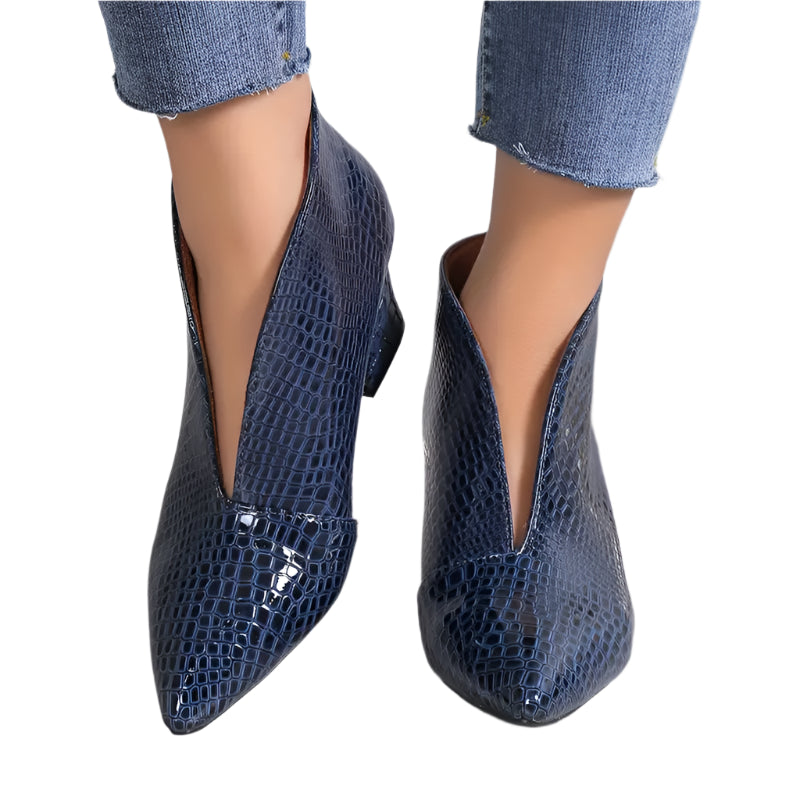 CityBelle Bottines Dame Slip-On – Élégantes Bottines pour le Quotidien