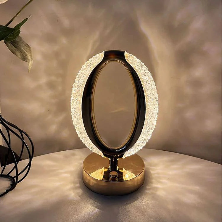 StarGlow - Lampe de table rechargeable en cristal
