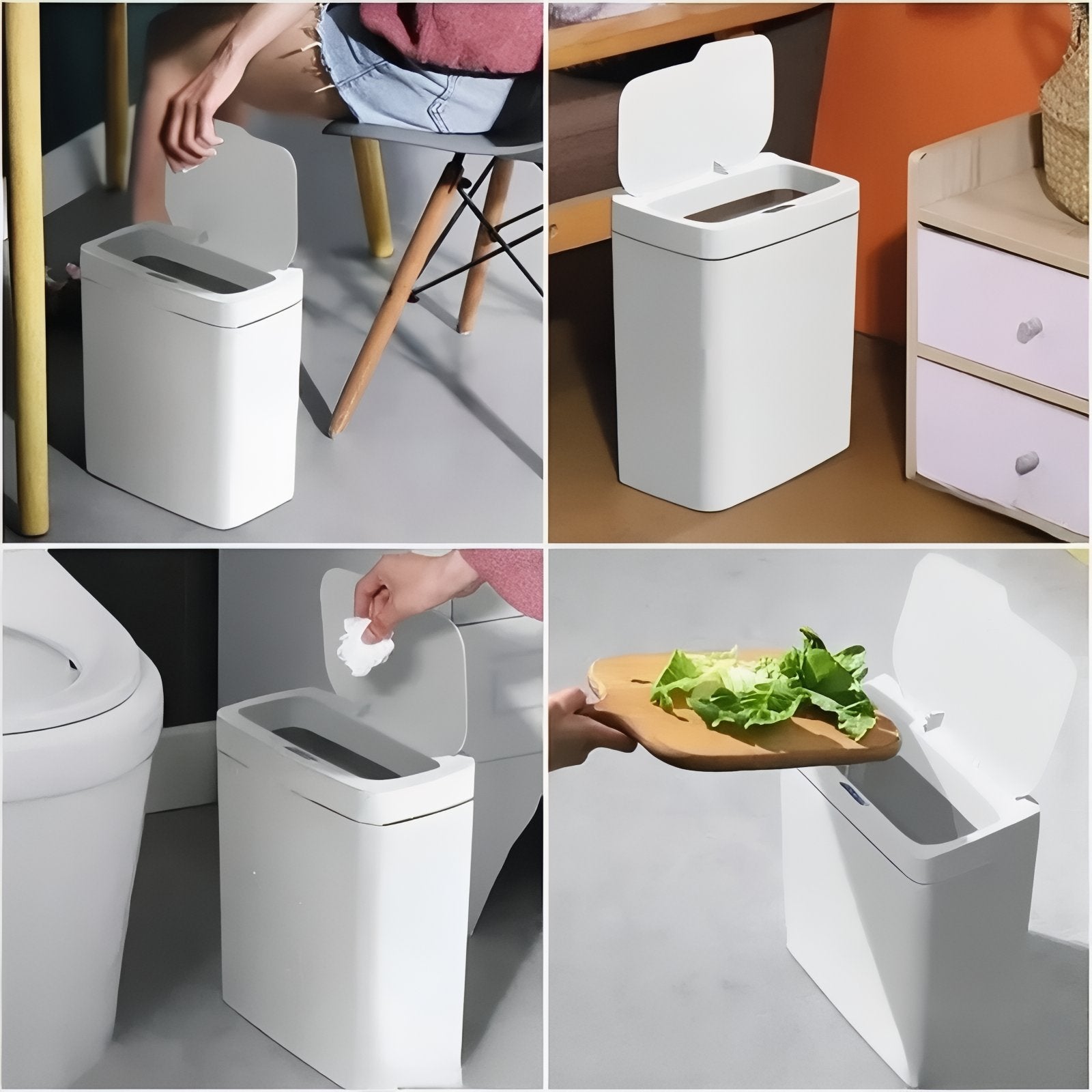 NeatBin - Poubelle de salle de bain élégante et fonctionnelle