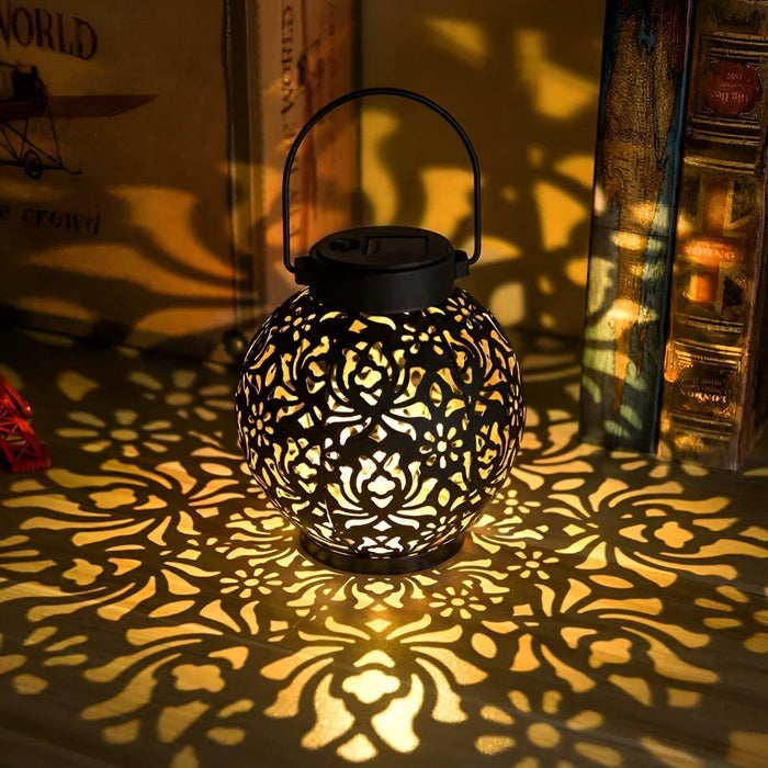 AmbientGlow - Lampe solaire à motif floral