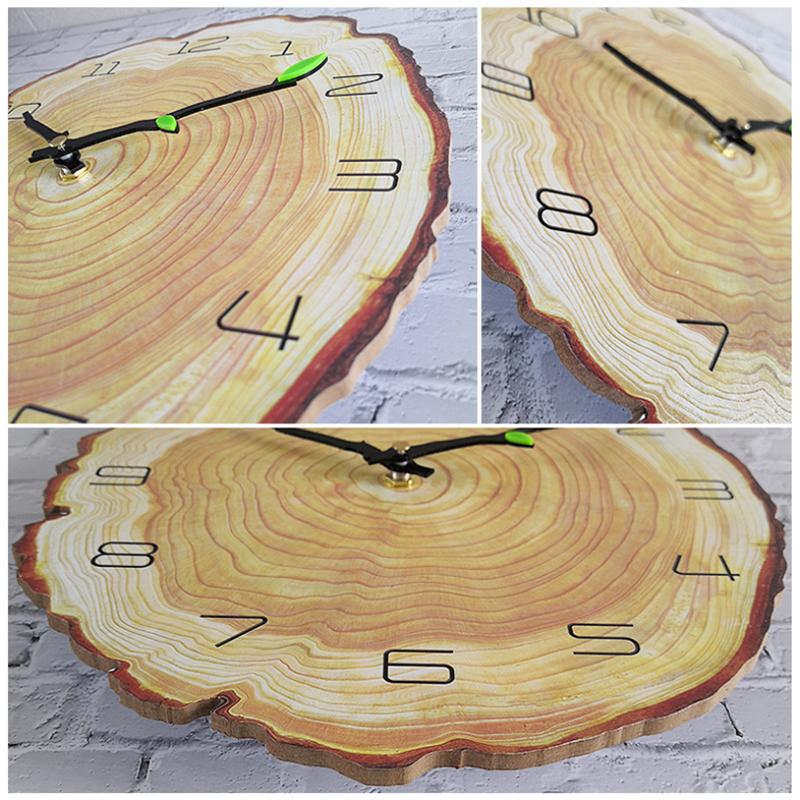 TimberTid Horloge en Bois - Élégance Intemporelle pour Votre Maison