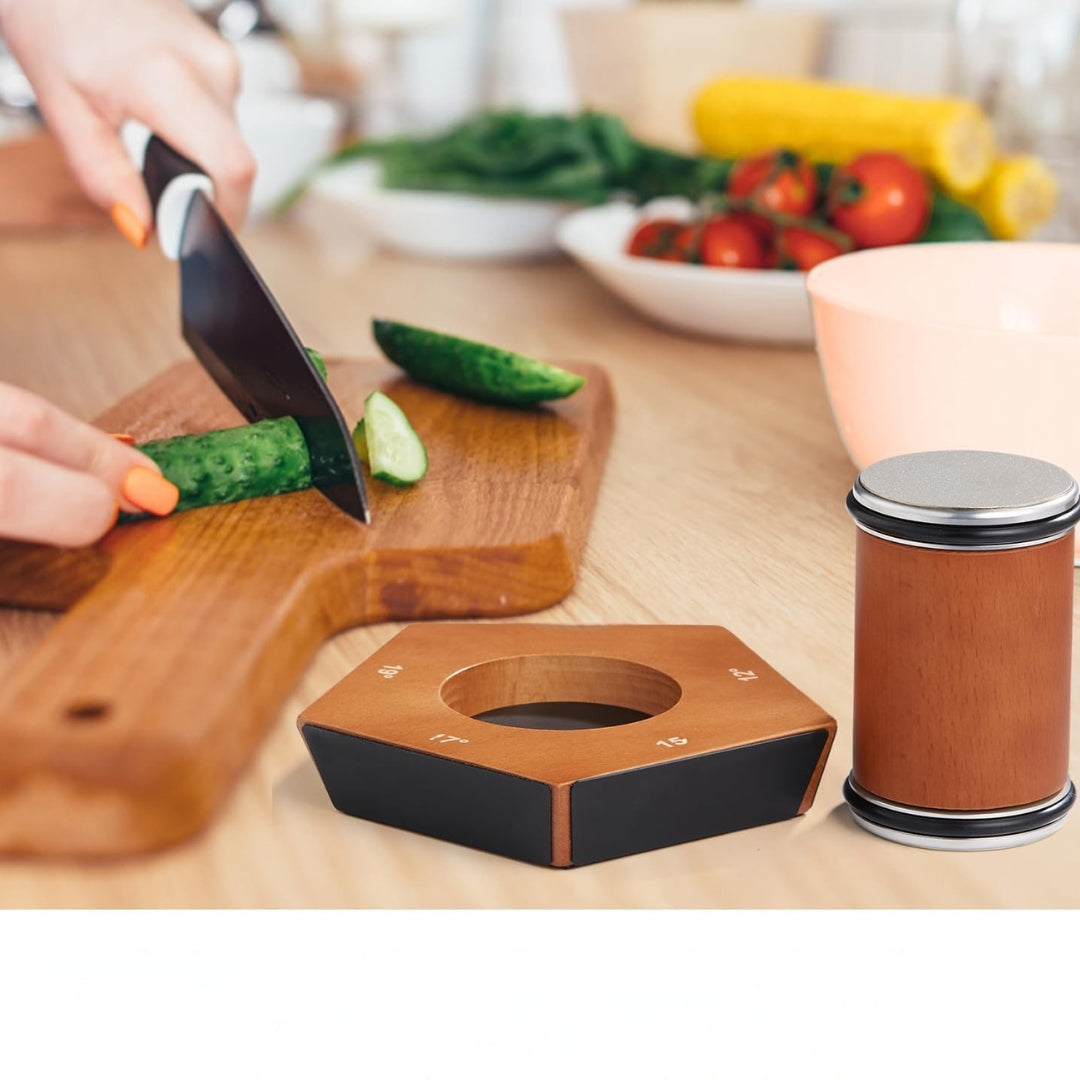 SharpEase Kit de Meuleuse Professionnelle de Cutter à Rouleaux – Lames Parfaites et Affûtées À Chaque Fois