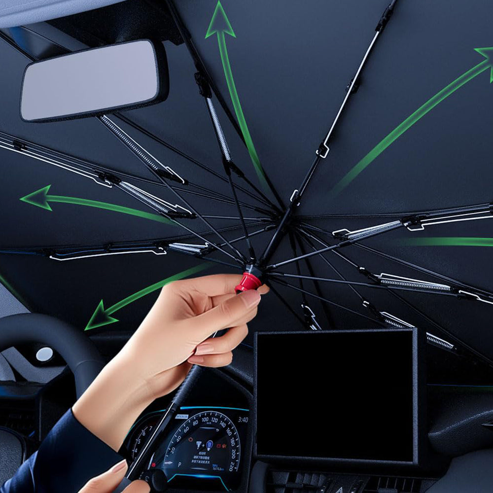 CoolGuard Pare-soleil Forrude – Protection UV efficace et occultation solaire rafraîchissante pour la voiture