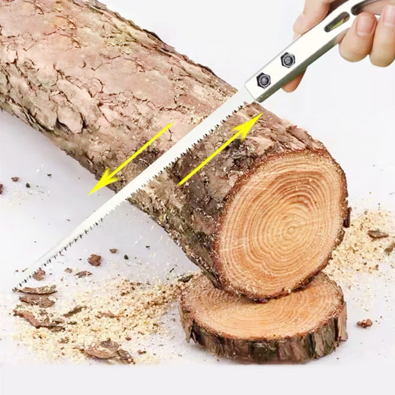 Scie à main ProCurve compacte – Lame courbée pour une coupe précise en extérieur et au jardin