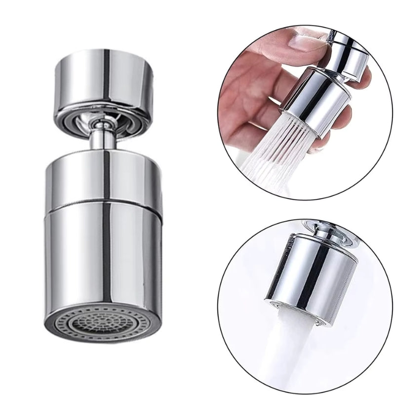 SprayMaster - Tête de robinet réglable à 360° avec deux modes de pulvérisation