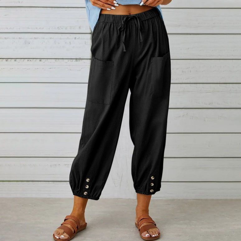 Martha- Pantalon à jambes larges