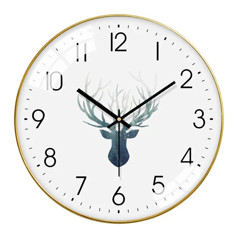 Montre murale silencieuse Skandora – Montre moderne minimaliste pour un intérieur nordique