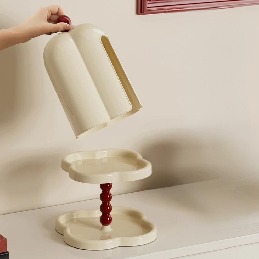 TissueSafe Boîte de Rangement – Boîte à Mouchoirs Élégante avec Couvercle Protecteur et Espace Caché