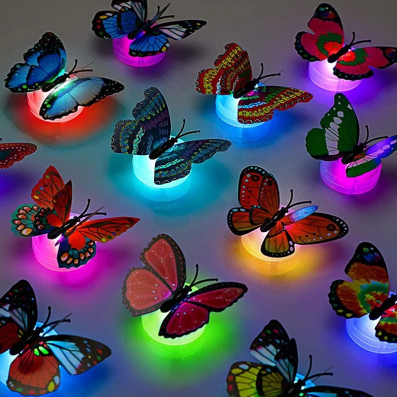 LumiWings - 3D LED papillons colorés veilleuse