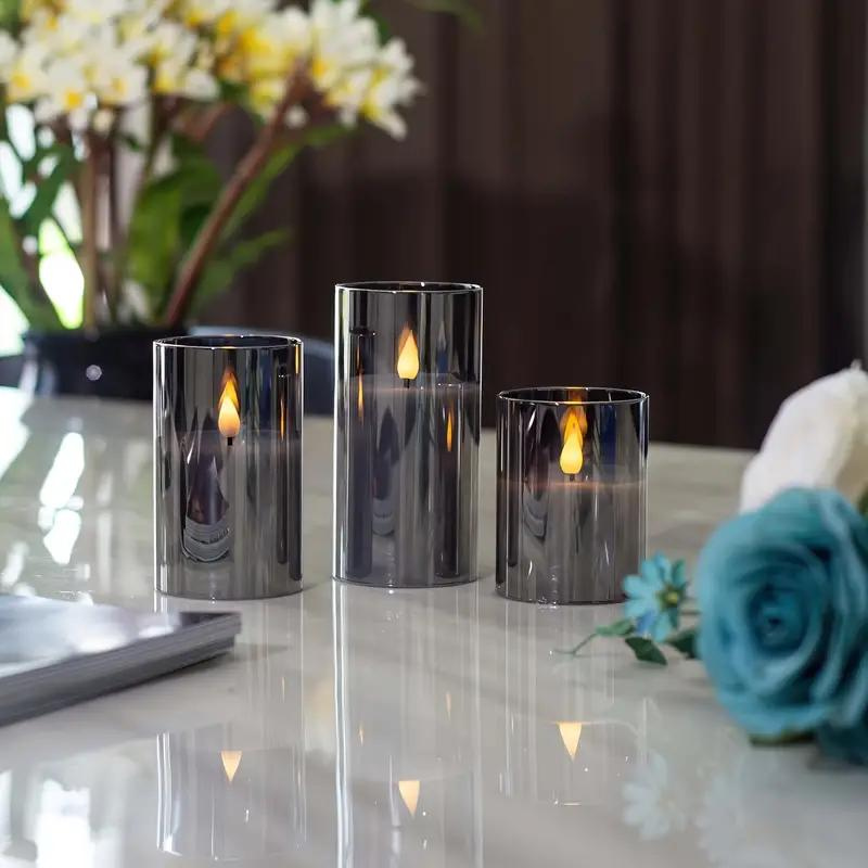 Bougies électriques | 3 bougies LED réglables