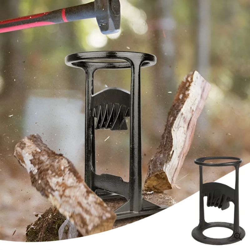 LogMate | Porte-bûches et fendeuse portable 2-en-1