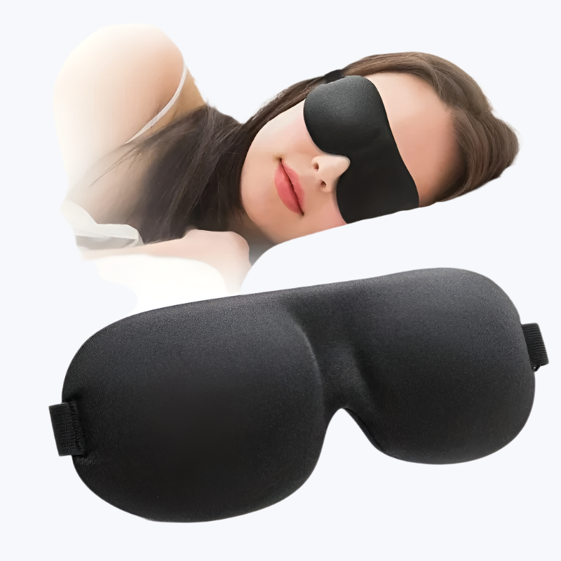 SleepPure - Masque de sommeil structuré bloquant la lumière pour un sommeil profond
