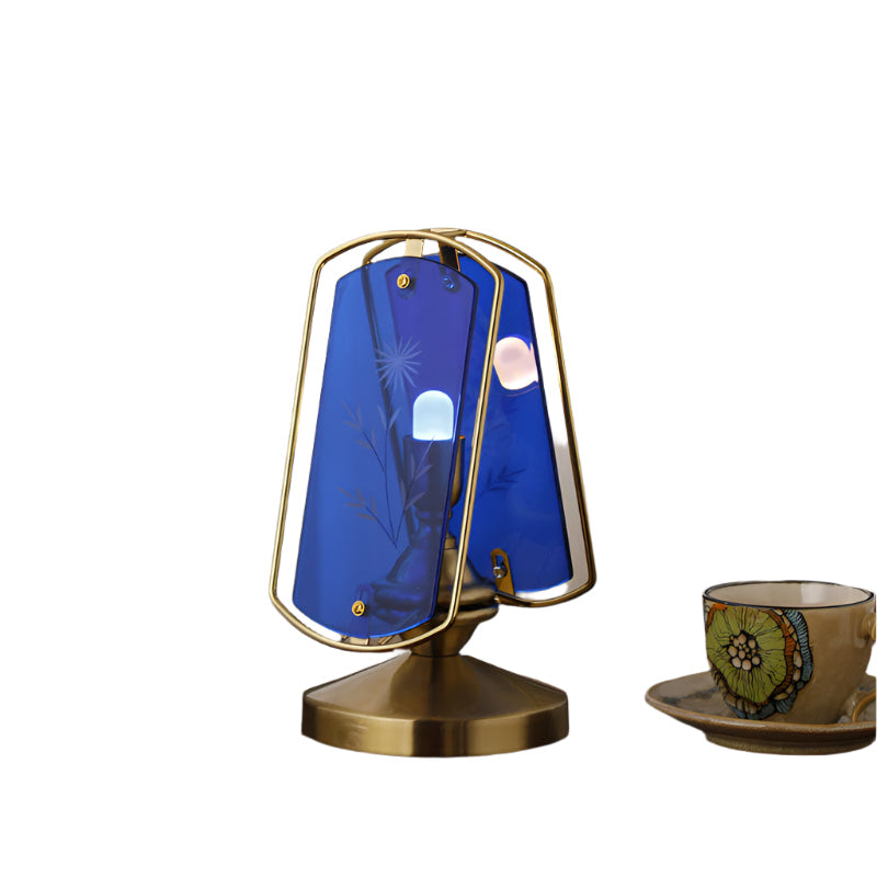 PetalGlow - Lampe de chevet avec gravure de fleurs