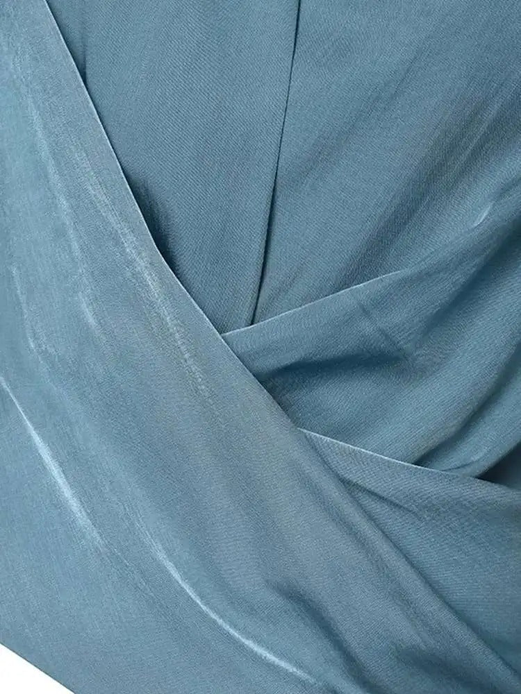 Talia - Chic blouse à manches longues avec décolleté croisé pour dames