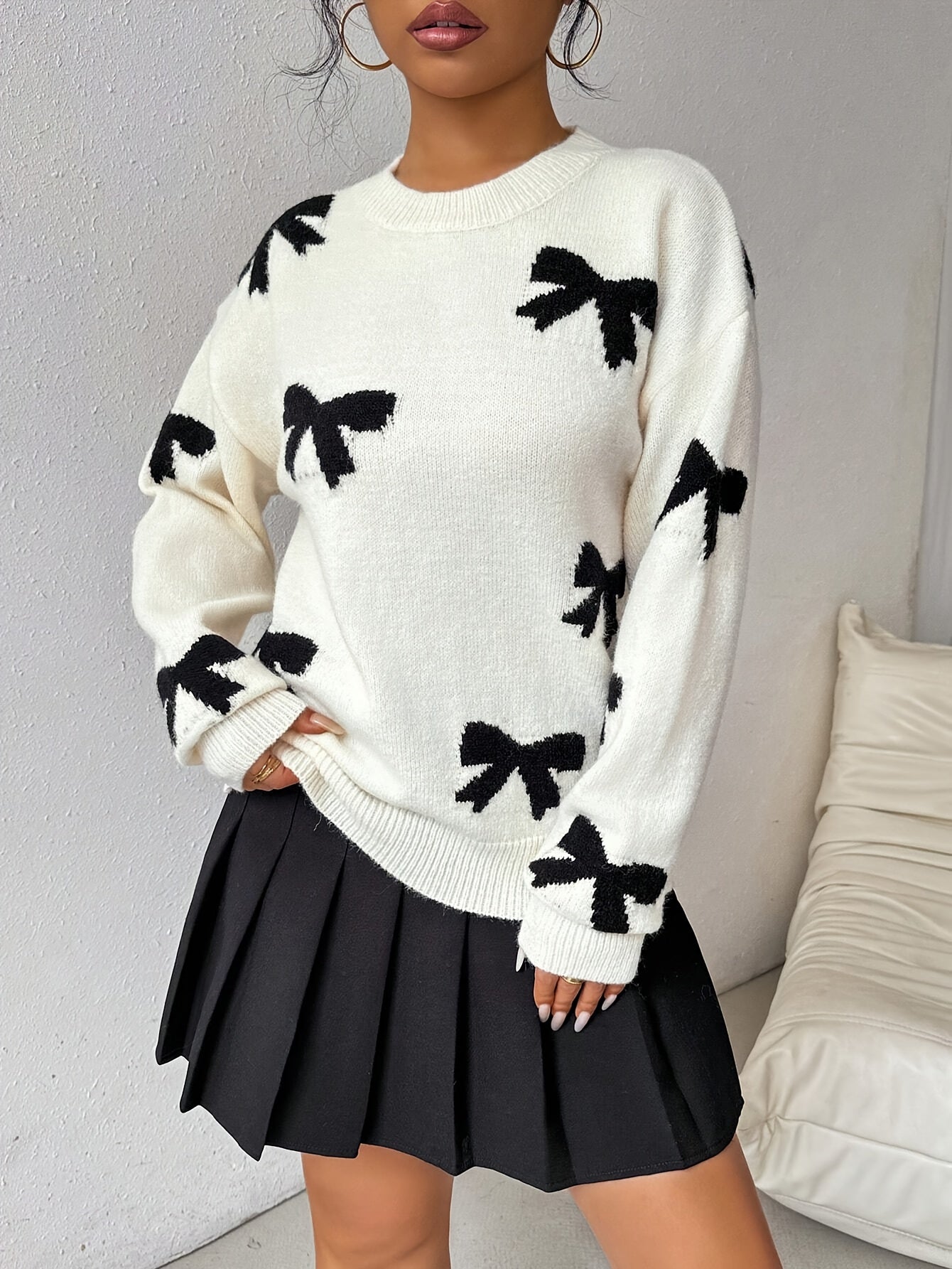 Pull femme brodé Ellena Stilfuld