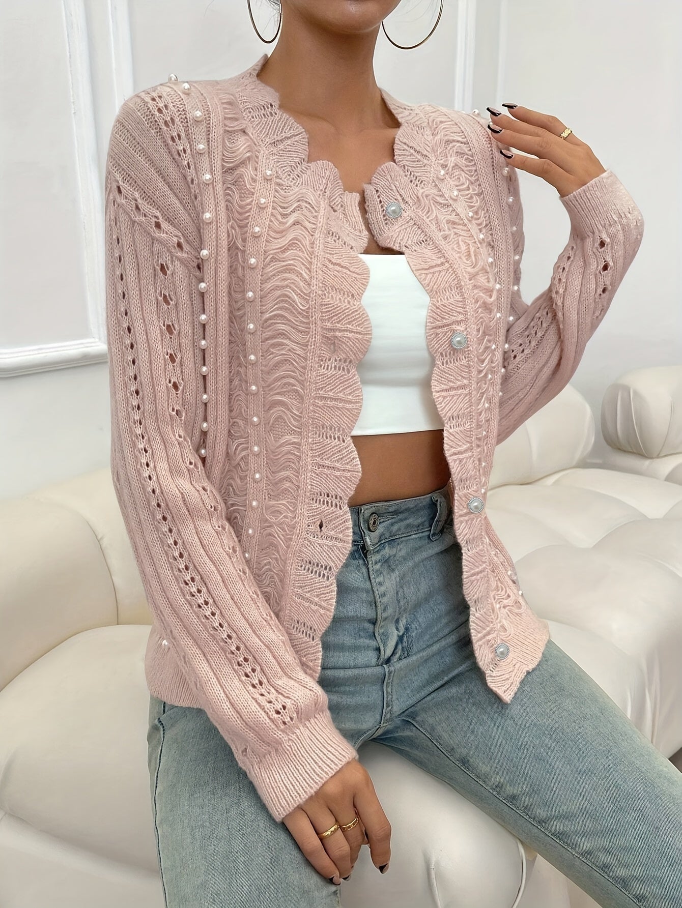 Sophia - Cardigan en tricot chic pour toutes les occasions