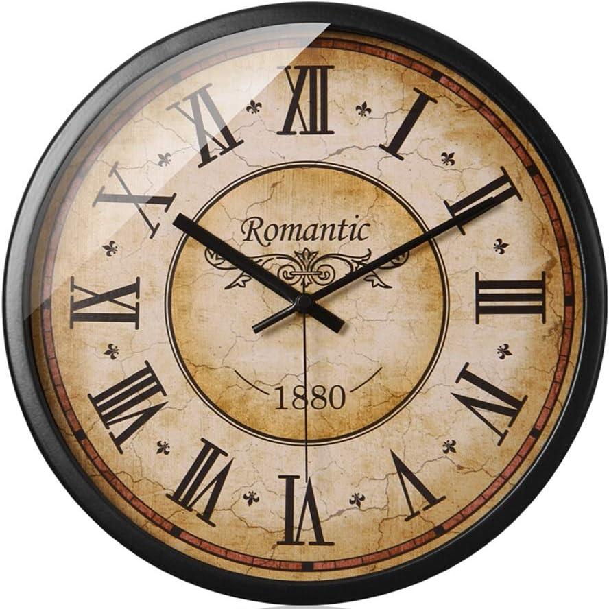 TimelessRoman - Horloge murale vintage avec design orné