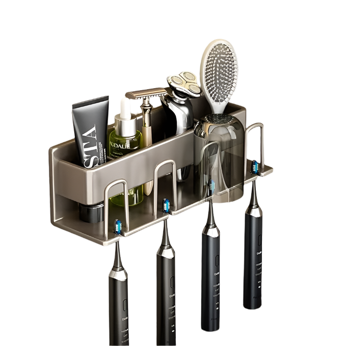 TidyTouch - Organisateur de salle de bain à fixer au mur