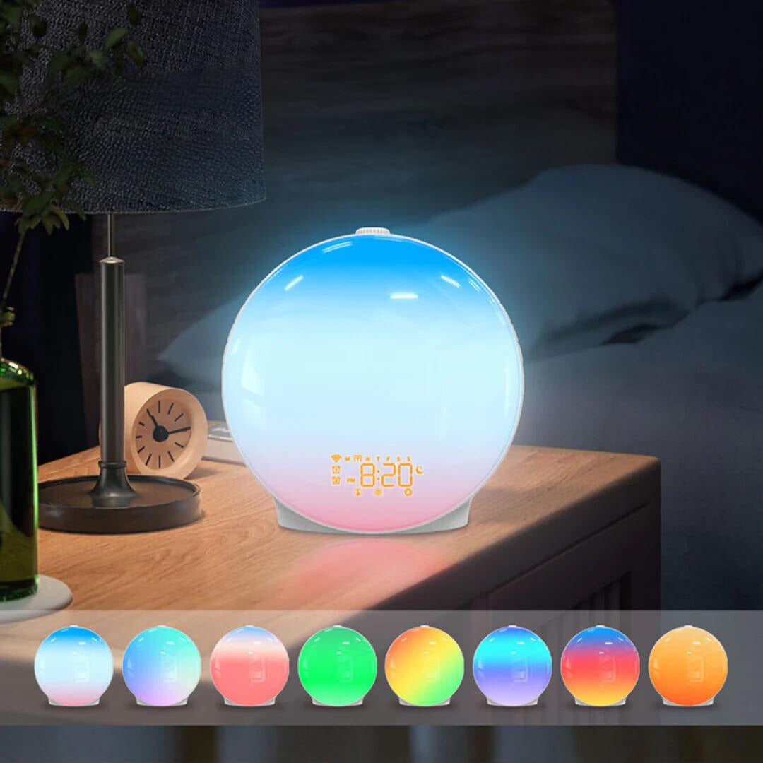 LumiRise - Réveil intelligent simule le lever du soleil avec un réveil doux