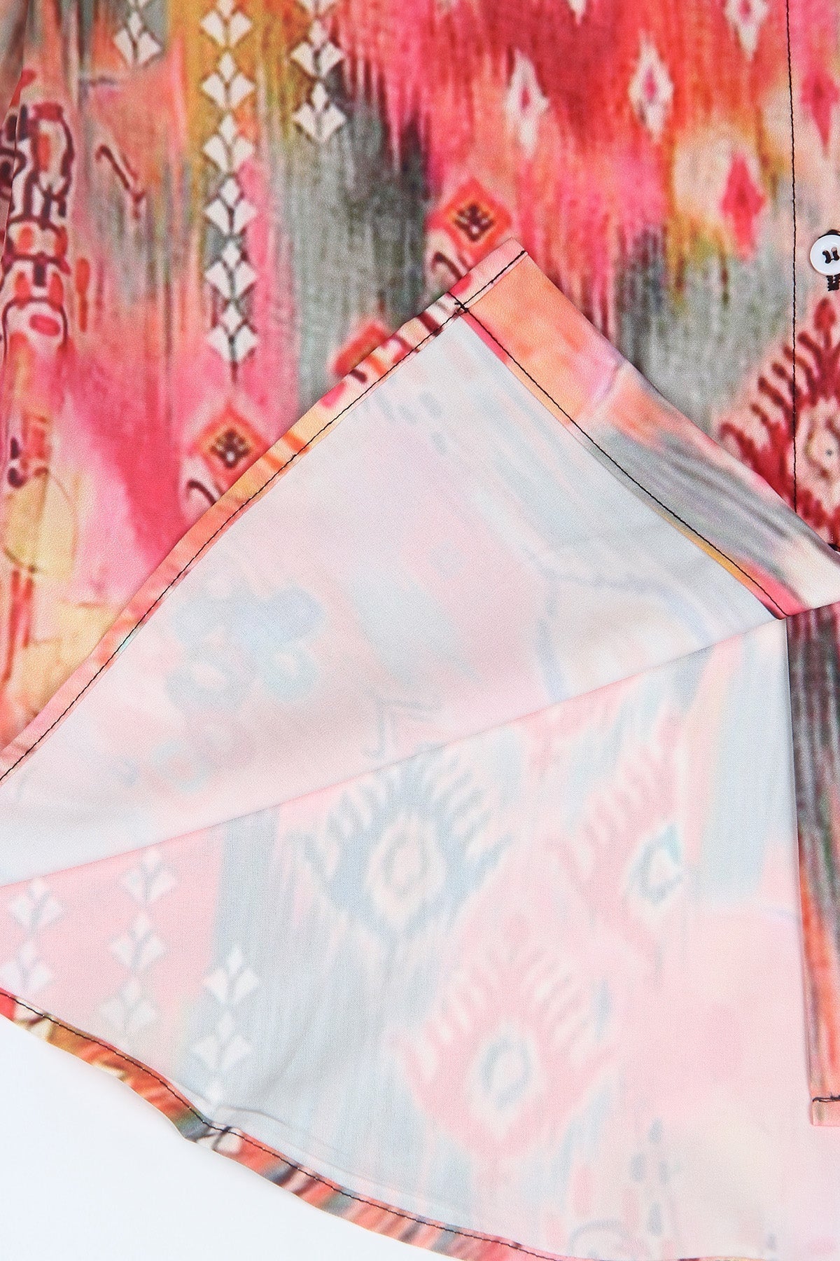 Tessa Haut d'Été Imprimé à Manches Mi-Longues - T-shirt Élégant pour Femmes