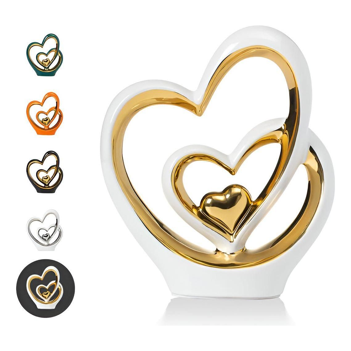 Élégant - décoration intemporelle de cœurs jumeaux