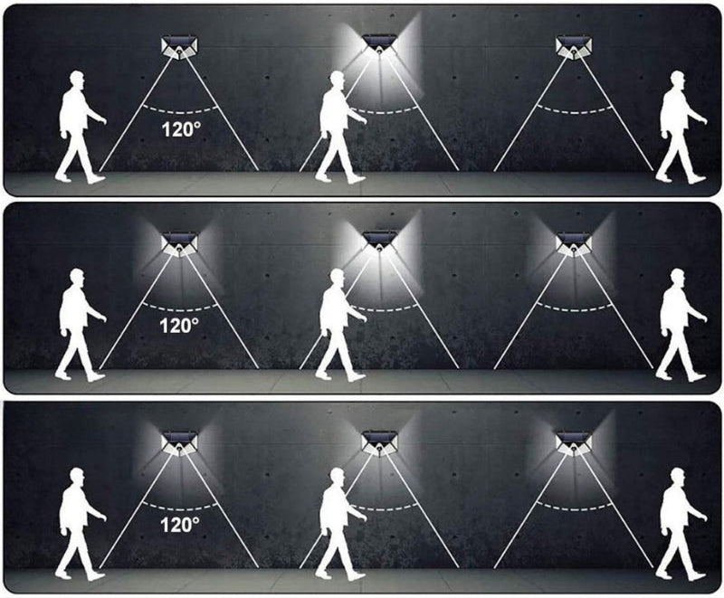 Lampe solaire EcoBright avec capteur de mouvement