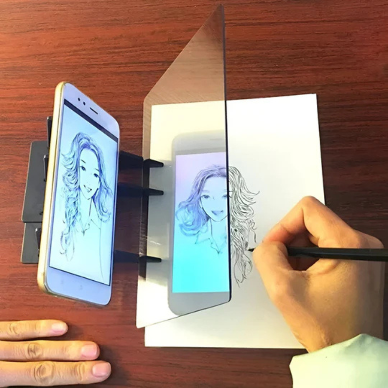 TraceView Tablette de Dessin Optique – Outil de Dessin Transparent pour l'Art