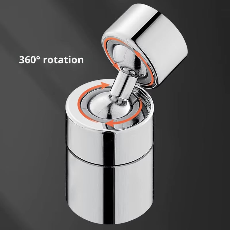 SprayMaster - Tête de robinet réglable à 360° avec deux modes de pulvérisation