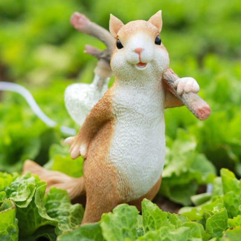 EgernLys Lampe de Table LED – Motif Mignon d'Écureuil avec Lumière Douce pour une Ambiance Agréable