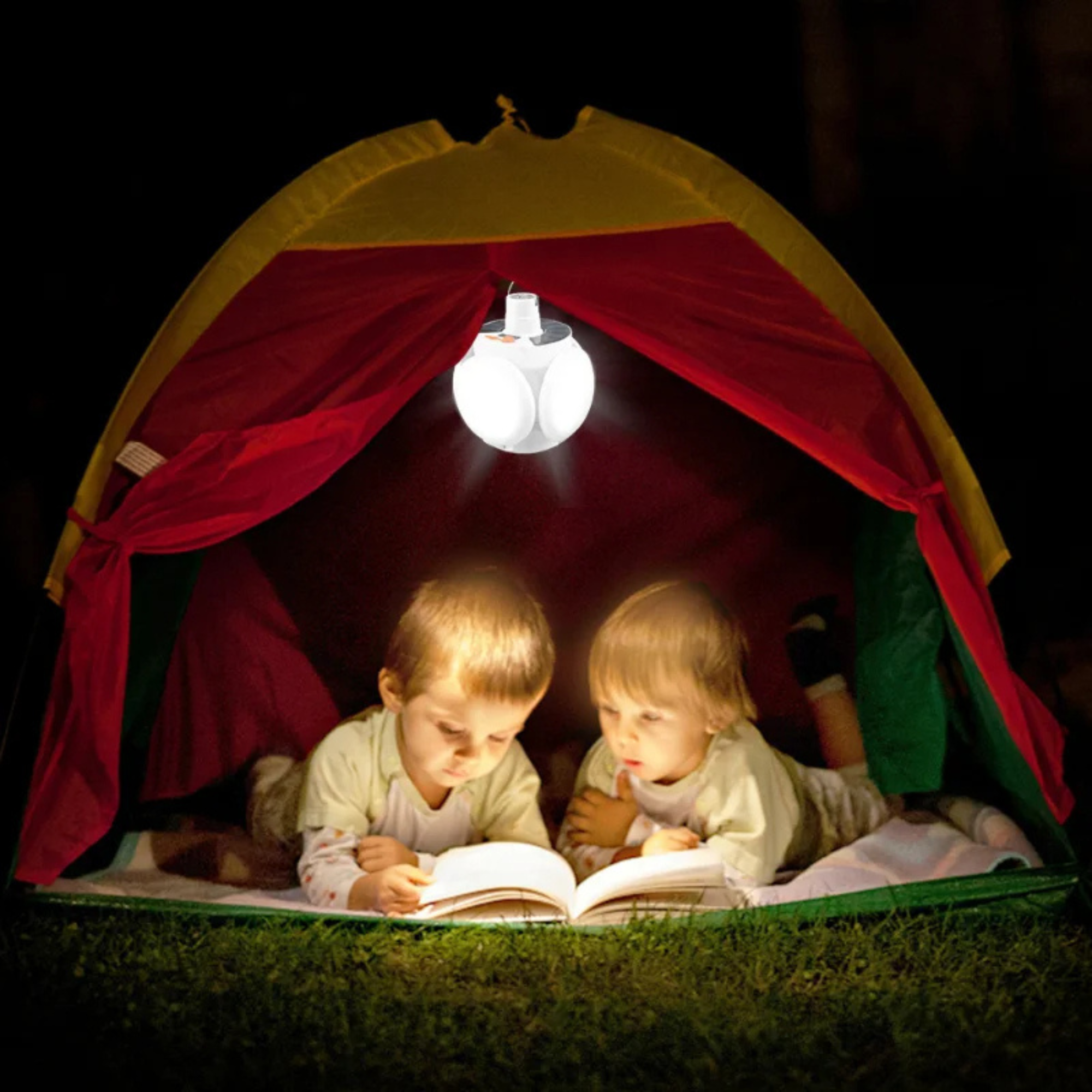 SolarGlow – Lampe extérieure à énergie solaire avec chargement USB