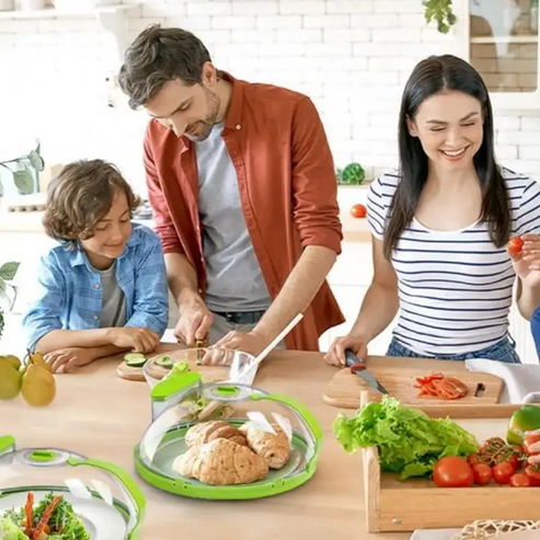 FlexiSteam - Couvercle de micro-ondes ajustable et couvercle de cuiseur à vapeur