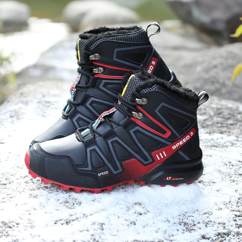 Marcus - Baskets de randonnée montantes confortables pour extérieur