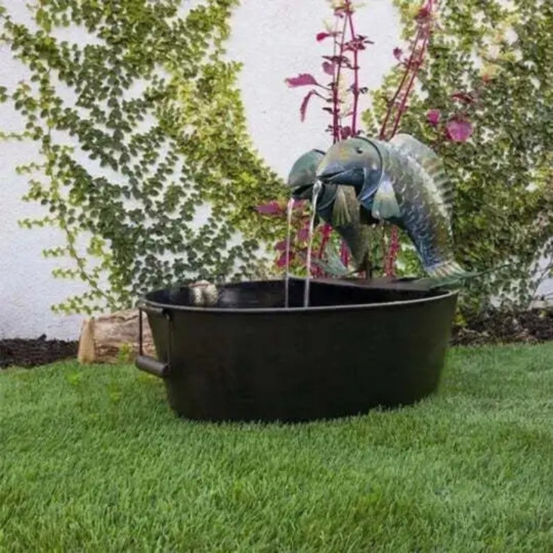 NatureGlow - Fontaine de jardin inspirée par les chutes d'eau pour une utilisation en extérieur