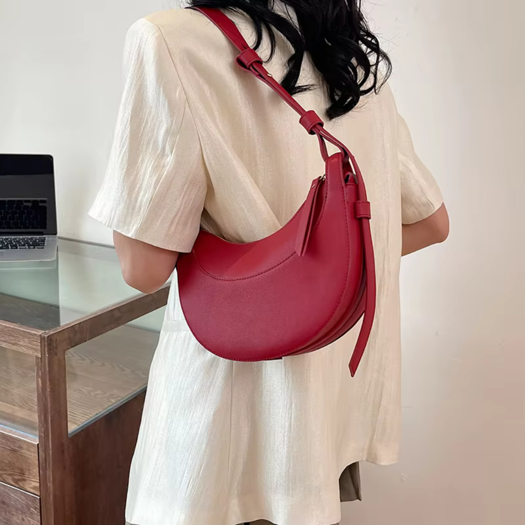 Sofie Élégante Sac à Main Demi-Lune pour Femmes