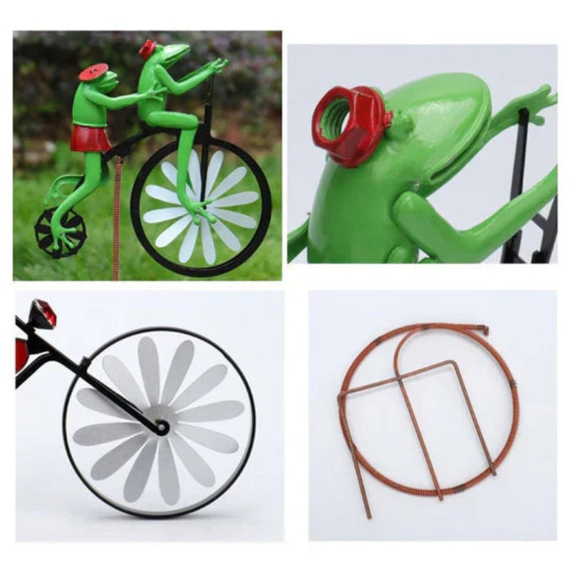 Moulin à vent animal Whirligig – Décoration extérieure légendaire avec mouvement