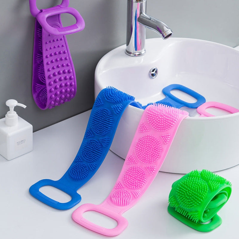 ScrubEase Gant de Bain Flexible avec Sangle pour Nettoyage en Profondeur et Douche Relaxante