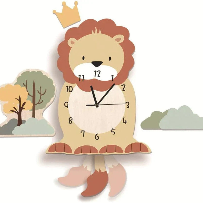 TickTock - Jolis pendules animaliers pour chambres d'enfants