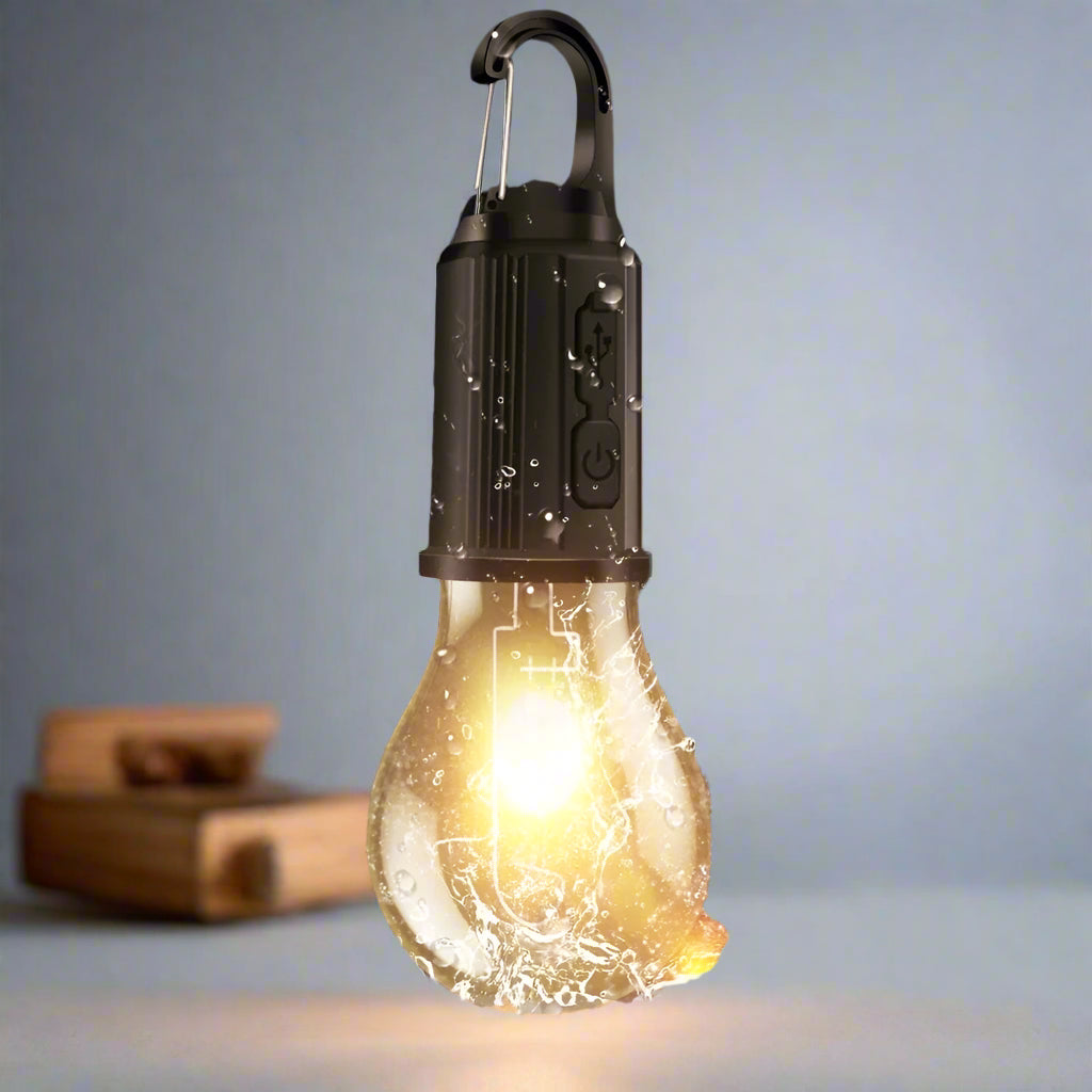 GlowMate - Ampoule LED suspendue portable et rechargeable