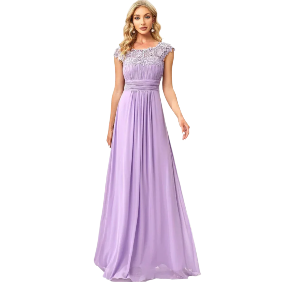 Robe Maxi Élégante avec Manches Plissées – Style Intemporel pour Femmes