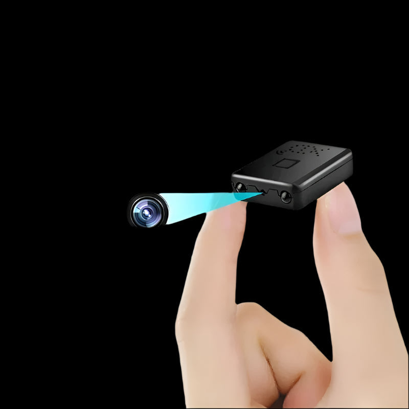 SafeView - Mini caméra de surveillance HD WiFi avec vision nocturne pour la sécurité domestique