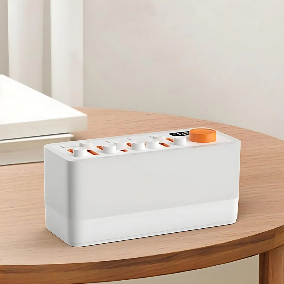 GlowTime - Réveil numérique minimaliste avec lumière nocturne chaude