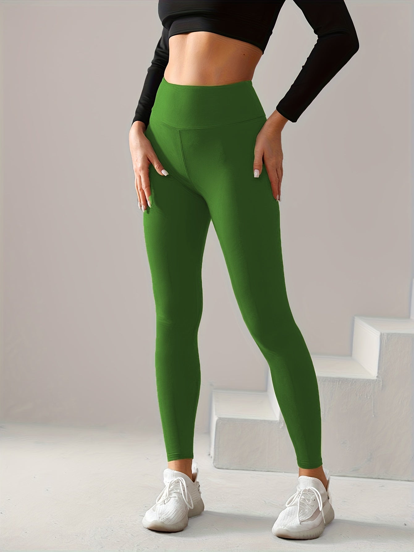 Evie - Pantalons de sport de yoga taille haute