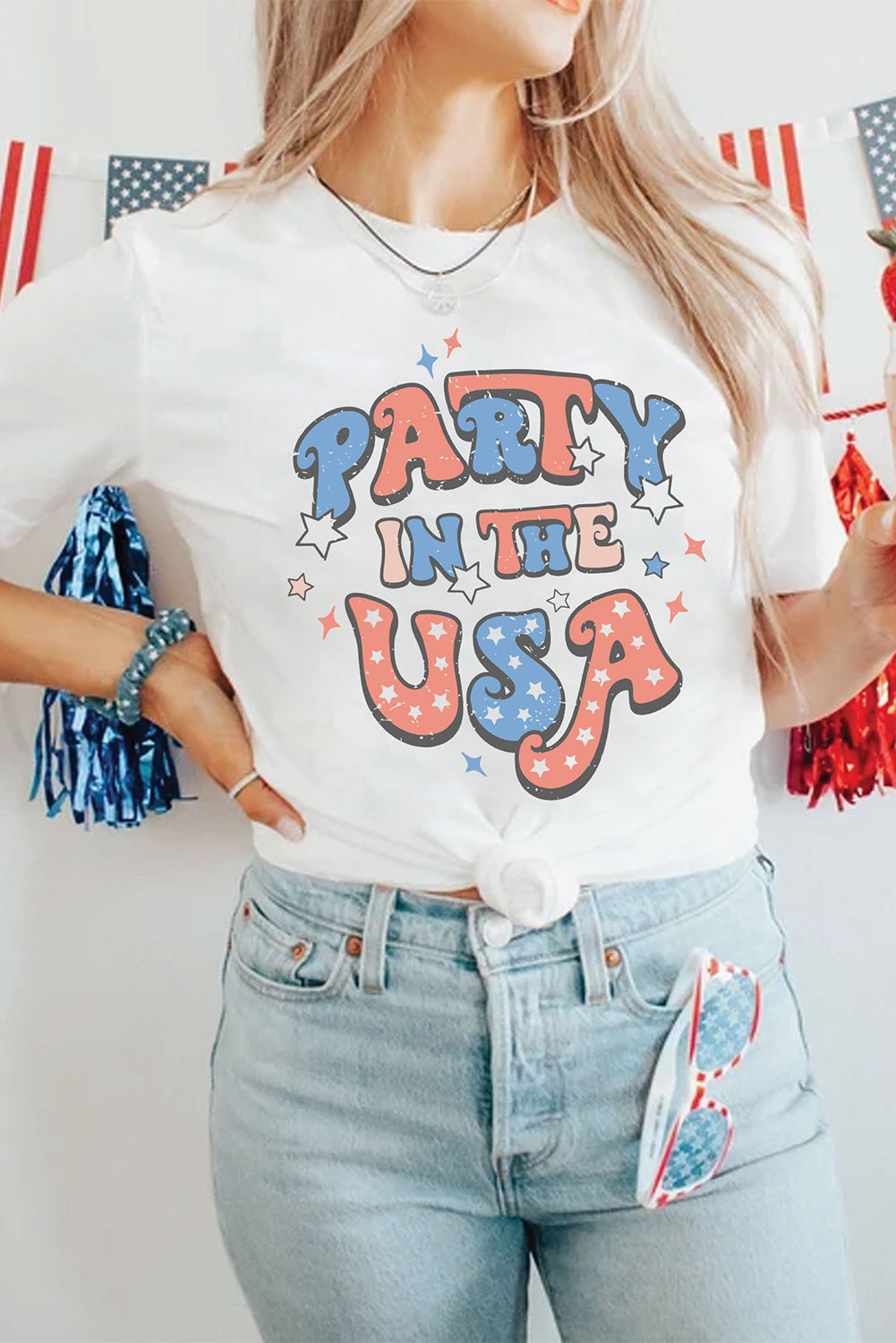 T-shirt graphique Party in the USA