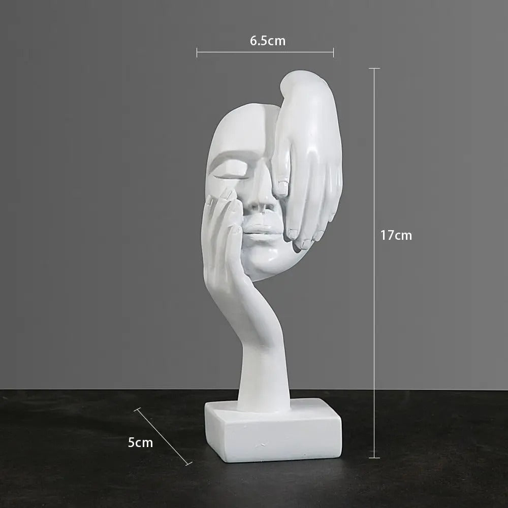 NordicMuse - Sculpture de visage abstrait