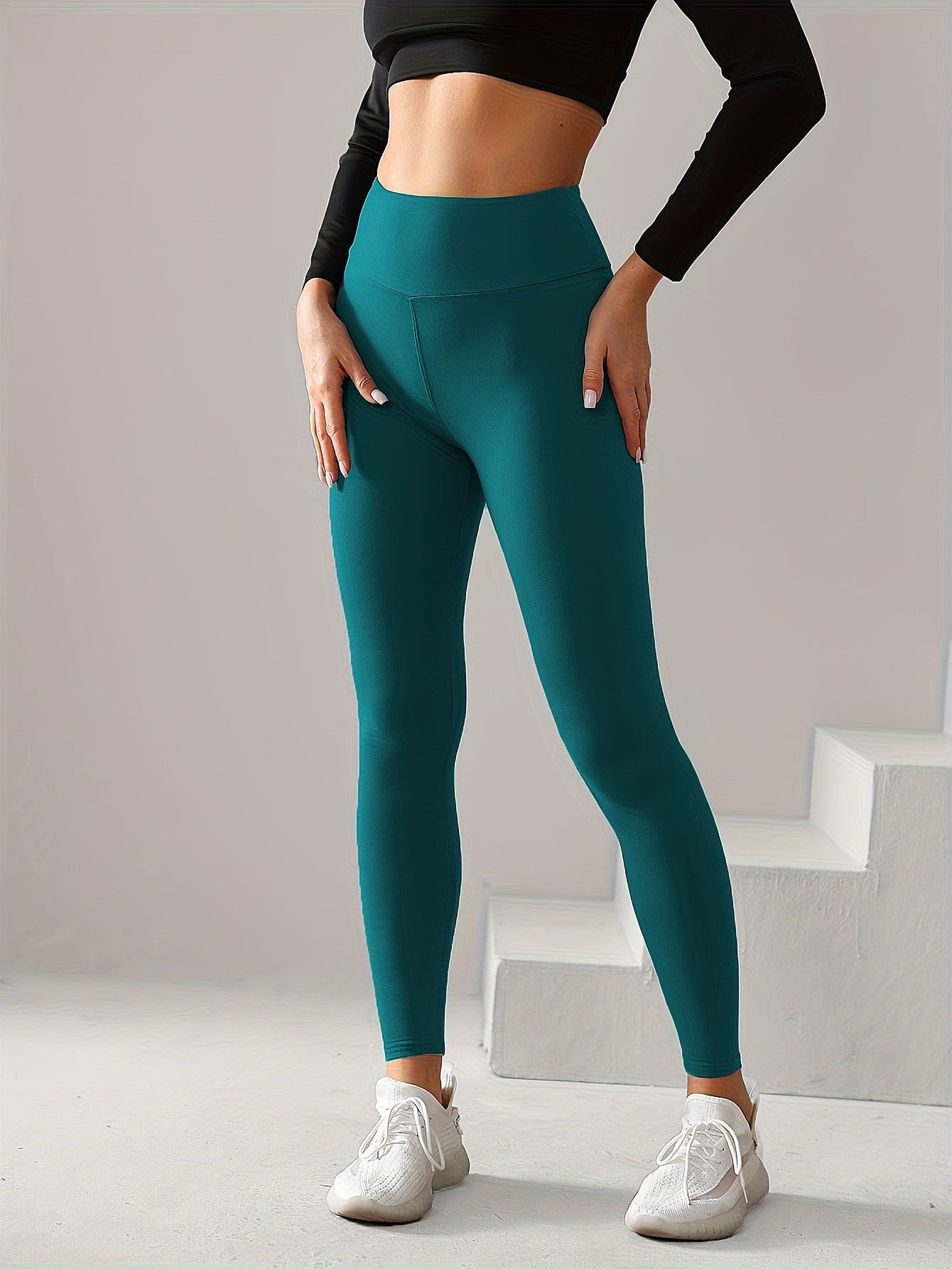 Evie - Pantalons de sport de yoga taille haute