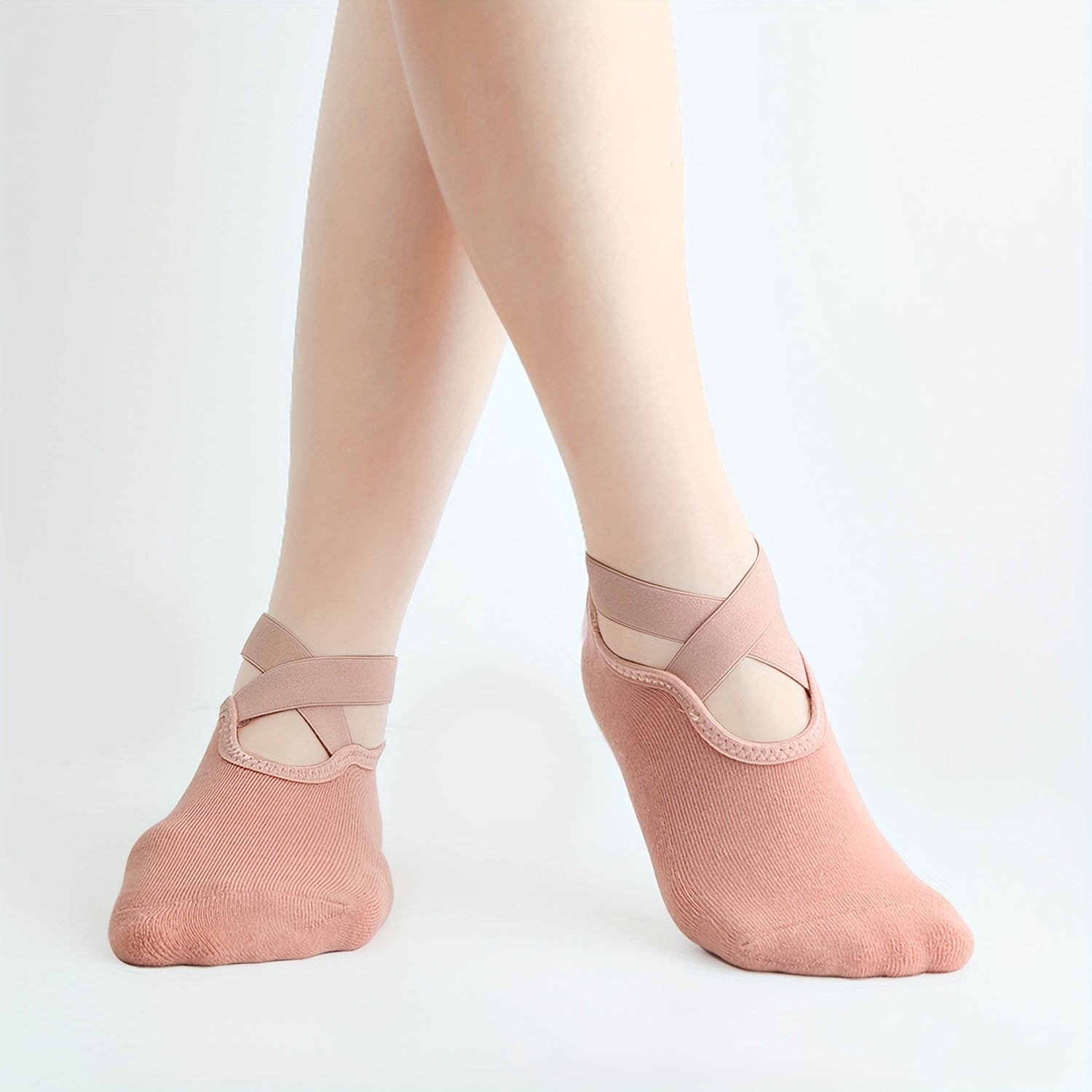 Flora | Chaussettes de yoga à bandoulière croisée pour stabilité