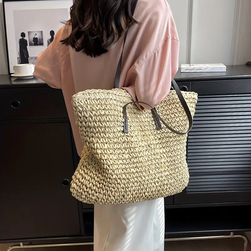 Sac fourre-tout tissé Trudi pour femmes